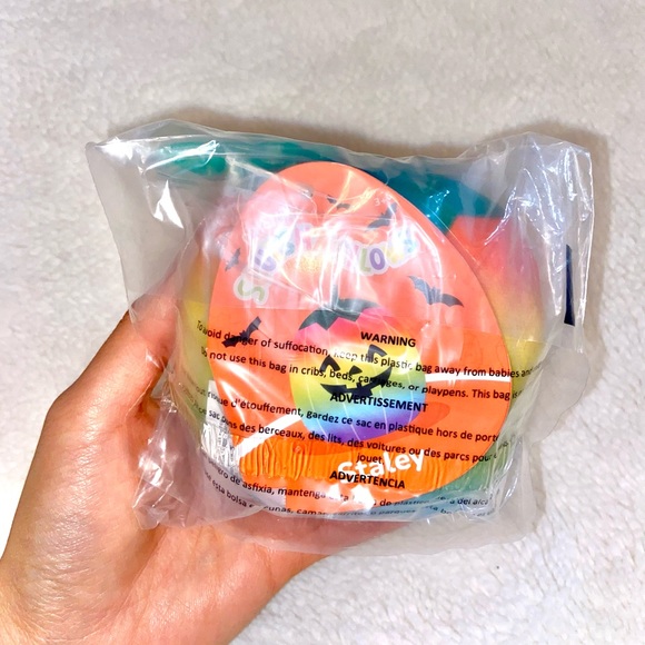 3.5” Staley the Pumpkin Squishmallows Clip-on a clip - Picture 4 of 5